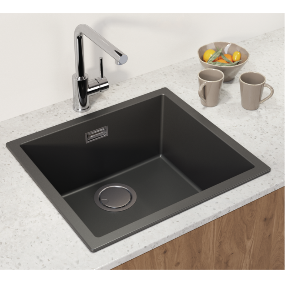 Мойка кухонная Omoikiri Yamakawa 56 Зелено-серый 4993180 — изображение 3