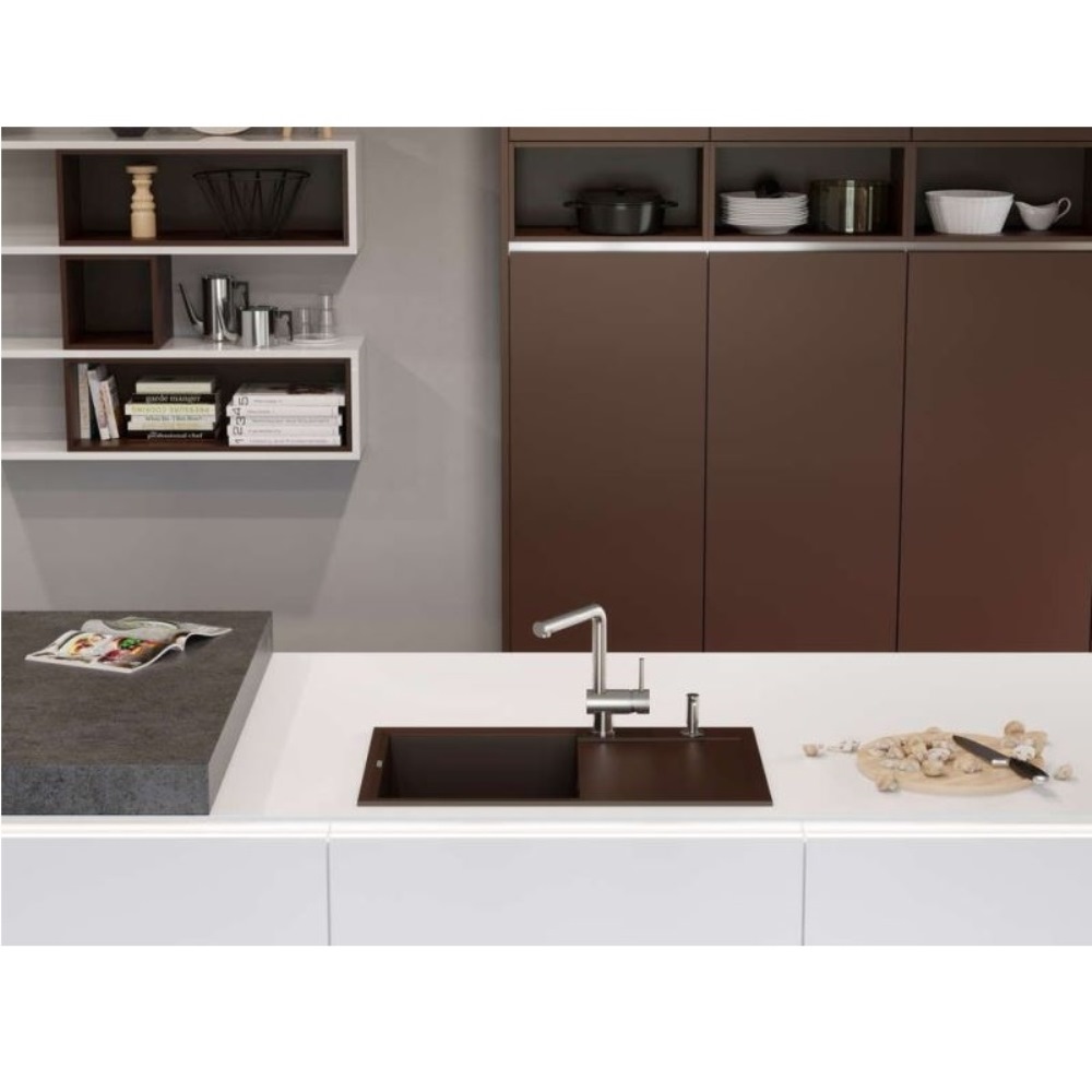 Мойка кухонная Omoikiri Sakaime 79 Черный матовый 4993276 — изображение 3