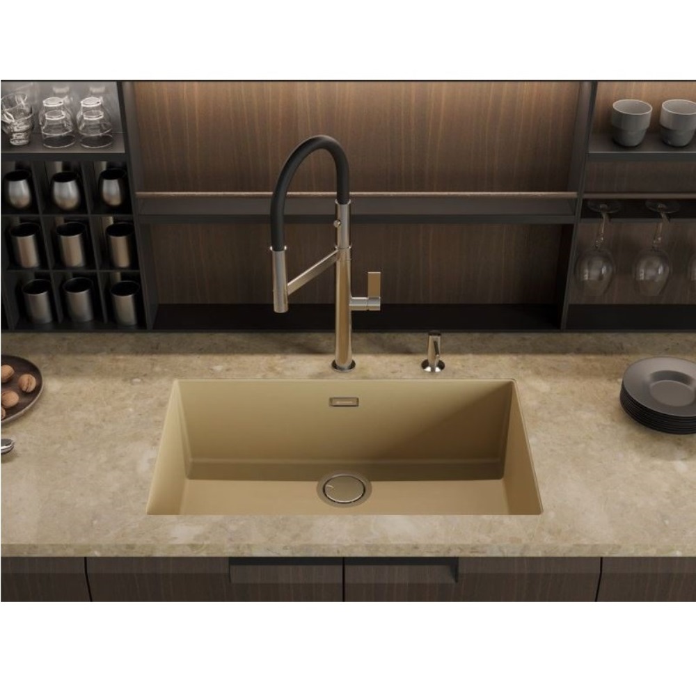 Мойка кухонная Omoikiri Yamakawa 76 Платина 4993464 — изображение 3