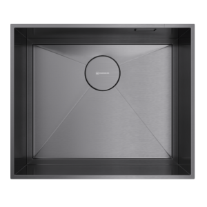 Мойка кухонная Omoikiri Kasen интегрированная 53 Вороненая сталь 4993496
