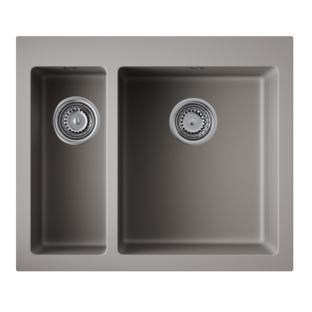Мойка кухонная Omoikiri Bosen 590 Серый матовый 4993558
