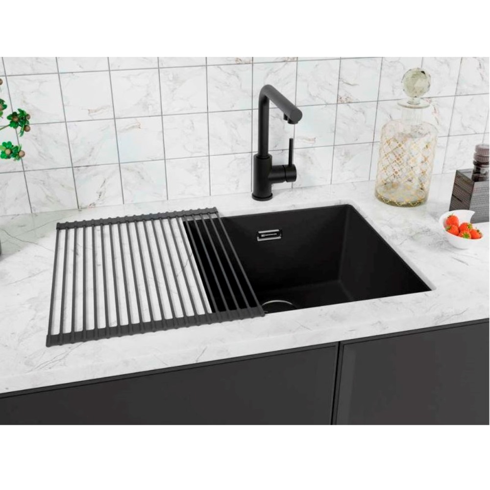 Мойка кухонная Omoikiri Yamakawa 46 Графит 4993781 — изображение 2
