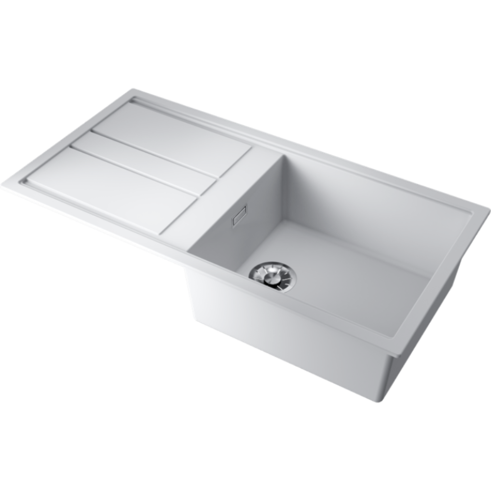 Мойка кухонная Omoikiri Kitagawa 100 Белый матовый 4993787 — изображение 2