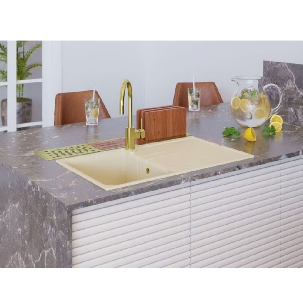 Мойка кухонная Omoikiri Yasugata 86 Белый матовый 4993871 — изображение 2