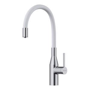 Смеситель для кухни Omoikiri Yatomi-2-Plus Сталь / Белый 4994345