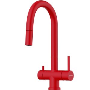 Смеситель для кухни Omoikiri Akita-S Красный матовый 4994439