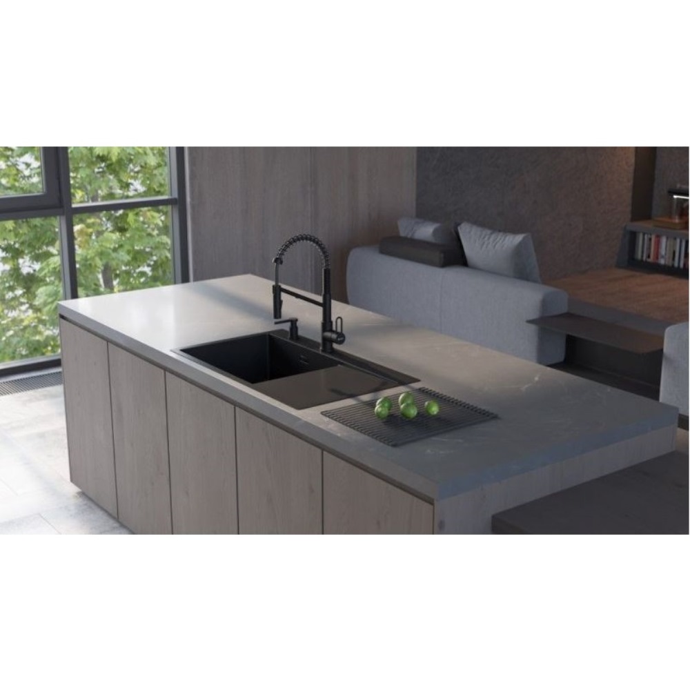 Мойка кухонная Omoikiri Akisame 86 левая Золото светлое 4997045 — изображение 2